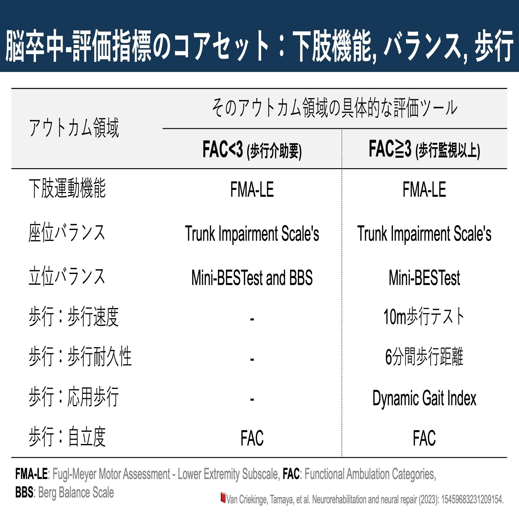 脳卒中-評価指標のコアセット。下肢機能、バランス、歩行｜Super Human 