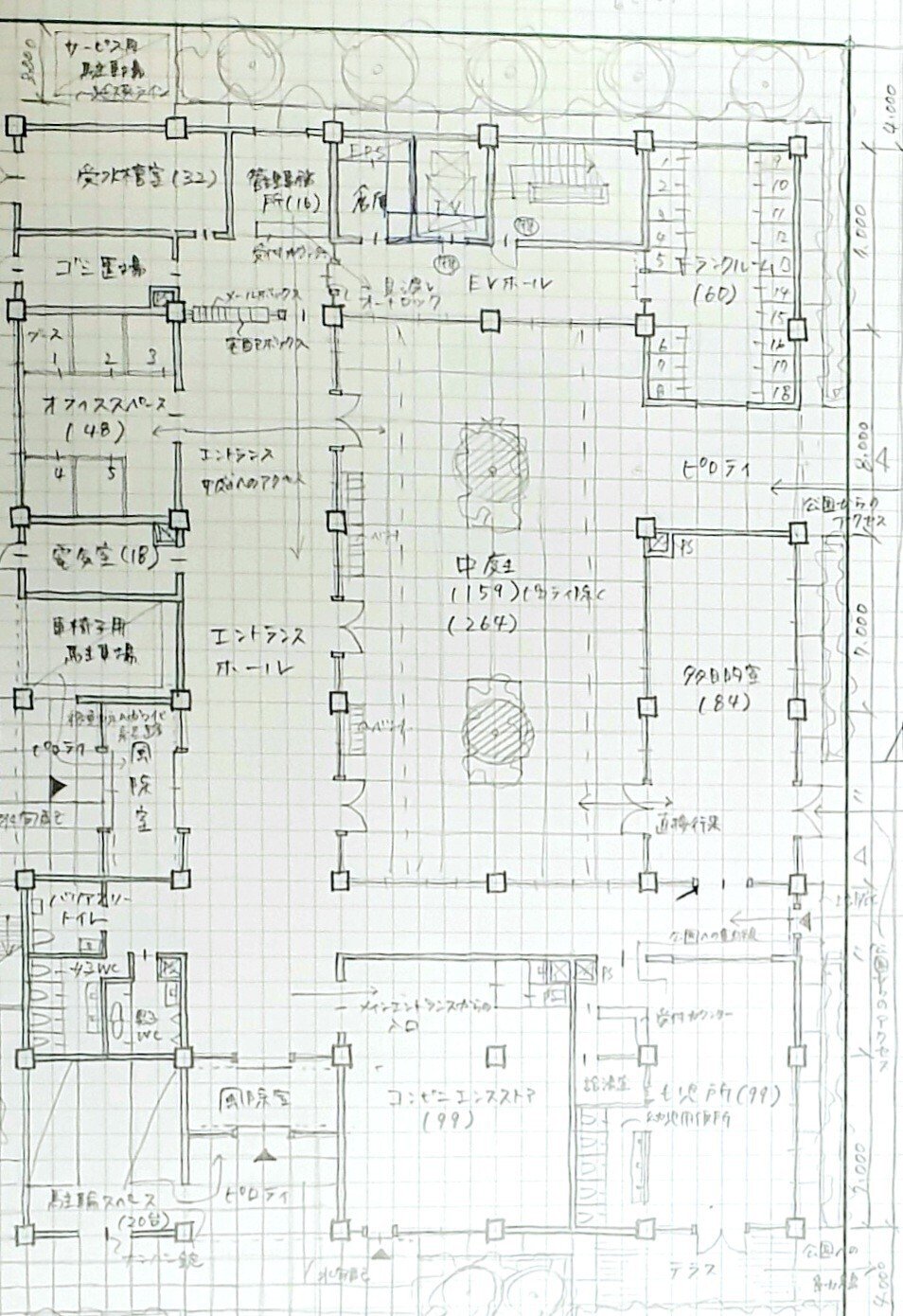 フリーハンドで描く！【1級、2級建築士製図試験】｜建築士製図試験