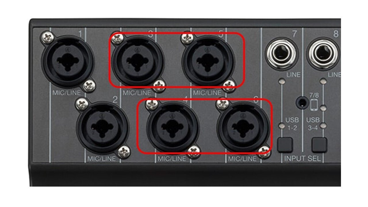 ZOOM LiveTrak L-8の入力の仕様を改めて見直す｜ハラダ@ライブ