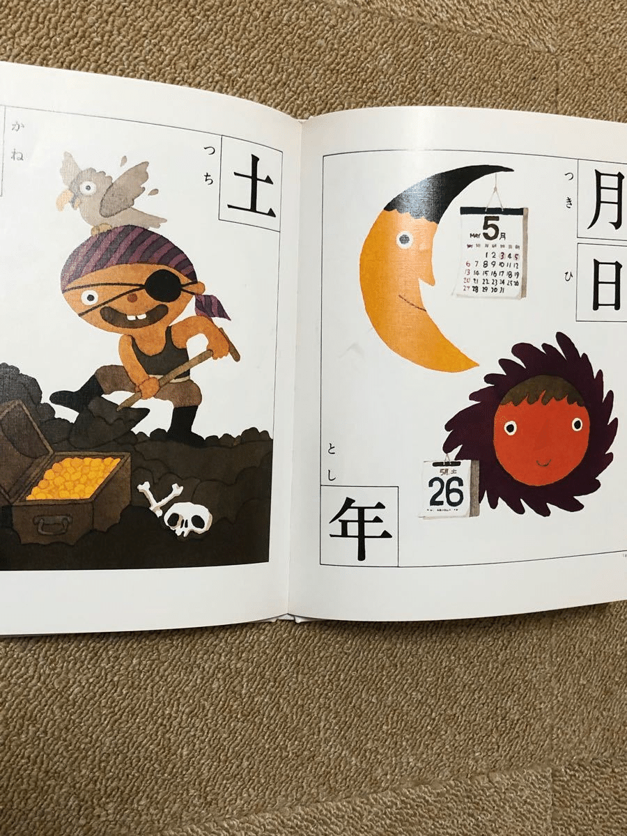 五味太郎（1945.8.20- ）『かんじのえほん 漢字の絵本 五味太郎