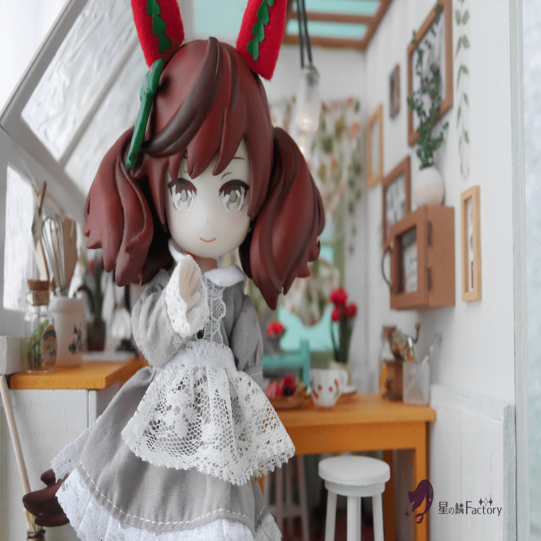 1/12ドールに🏠✨つくるんですのドールハウスを作りました｜星屑ロゼ