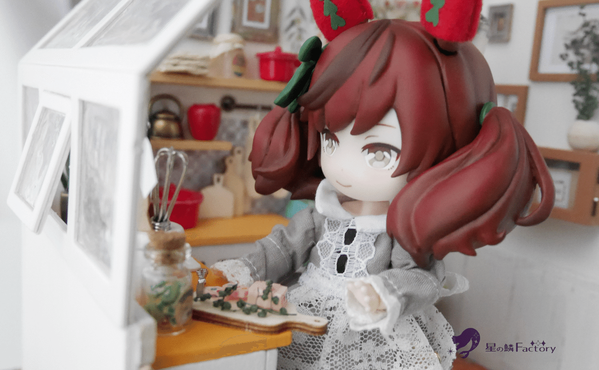 1/12ドールに🏠✨つくるんですのドールハウスを作りました｜星屑ロゼ