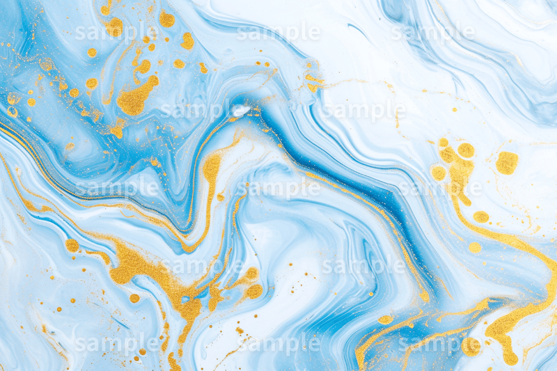 「青のマーブル模様」フリー素材3枚セット｜大理石・背景・名刺デザイン・イメージ画像に｜FREE