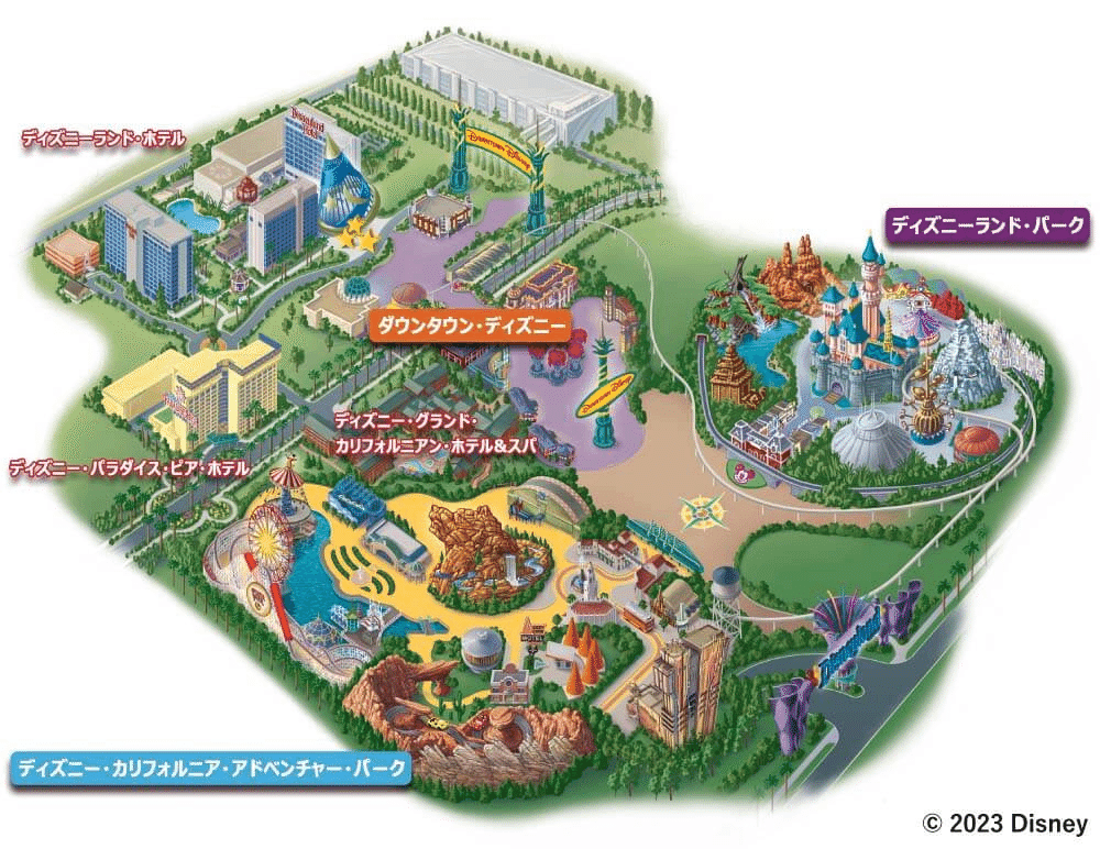 カリフォルニアディズニーランド3D 本アナハイム