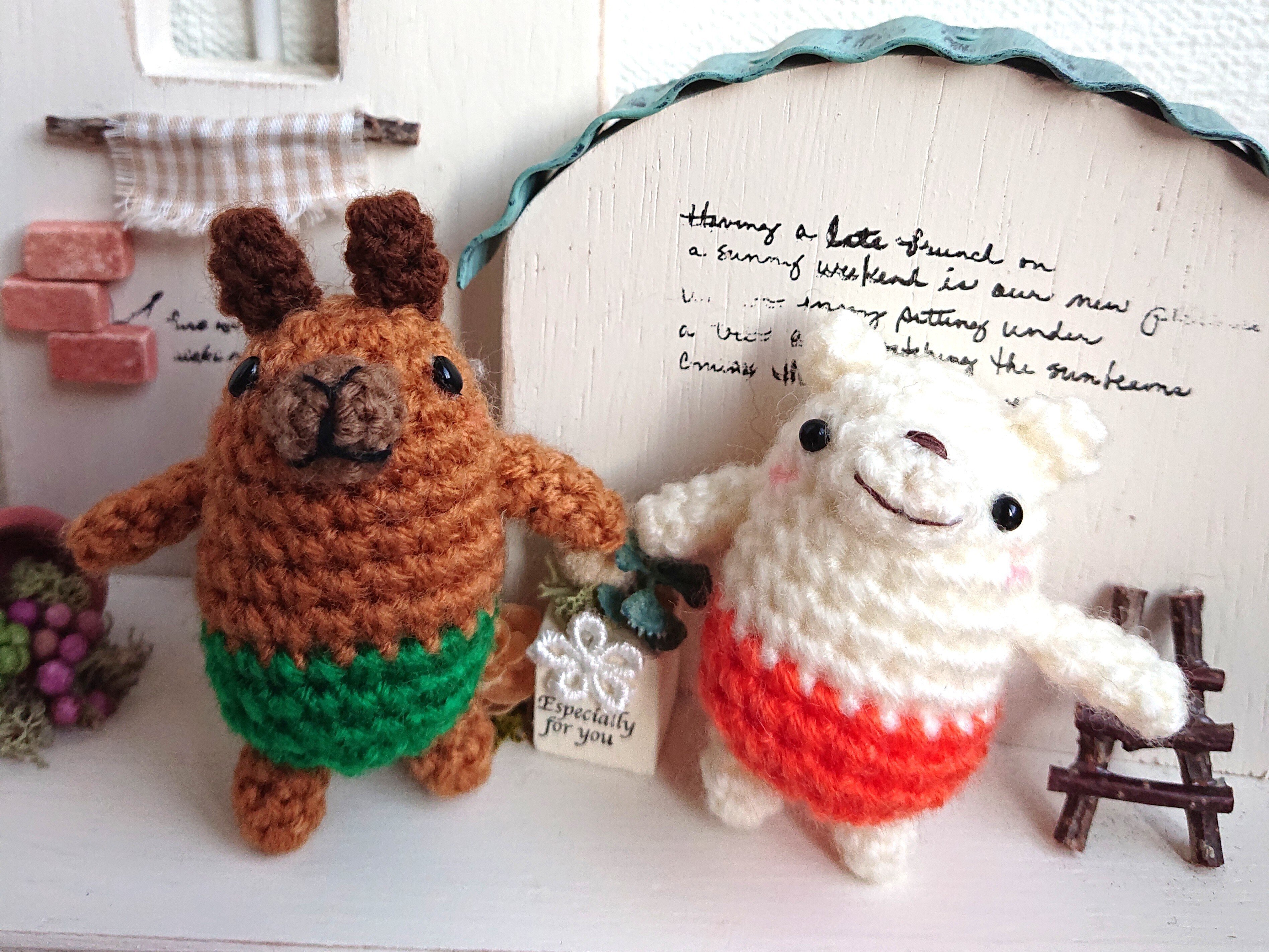 あみぐるみ ひなた🐰&しろくまちゃん🐻の 『あみぐるみ情報局