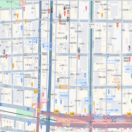 ディグ日記 大阪ミナミ その① 新町・南船場エリア｜与良 健吾（ヨラ