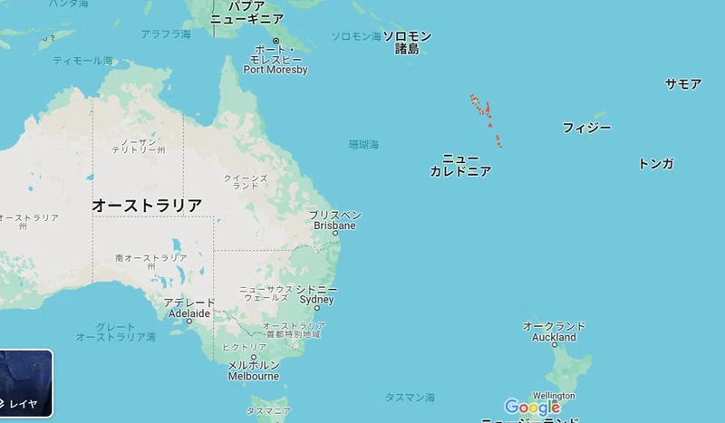 バヌアツ共和国の場所｜かんめさん