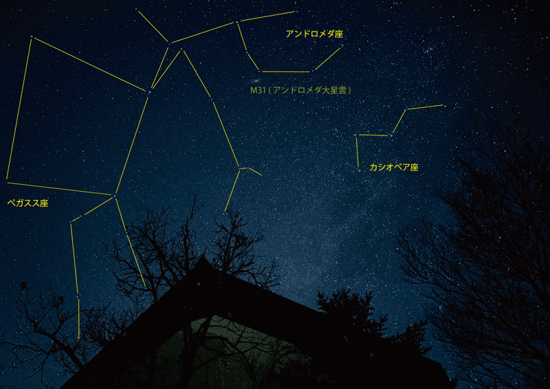 アンドロメダ大星雲もはっきり！