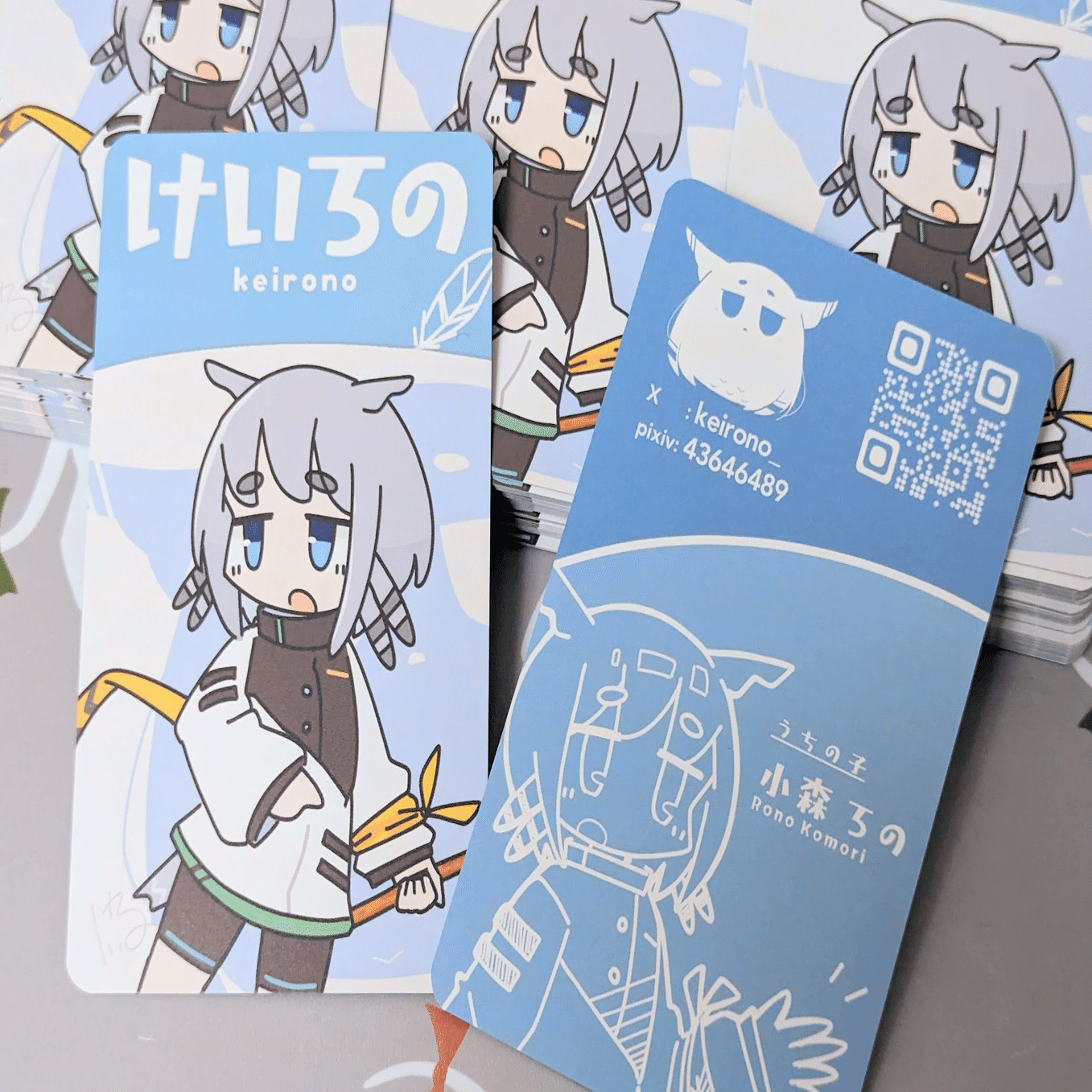 同人用名刺を新しく作り直したので、こだわりポイントとか紹介します