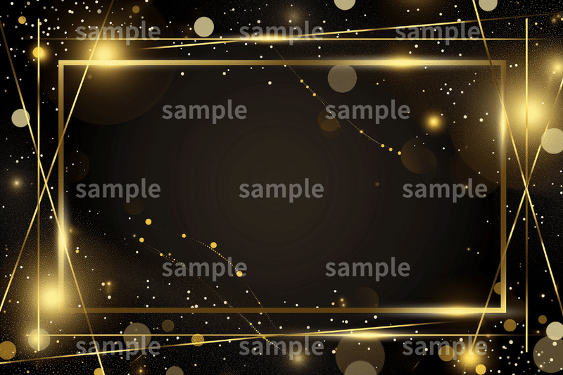 「ゴージャスな金フレーム」のフリー素材3枚セット｜アイキャッチ・サムネイル・背景・アンティークなイメージ画像に｜FREE