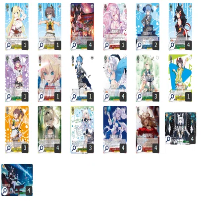 ヴァイス　ヴァイスシュバルツ　デッキ　ホロライブ　フルホイル　8宝 WS構築】星に願いを。ミオしゃ8宝【ホロライブ】｜レア
