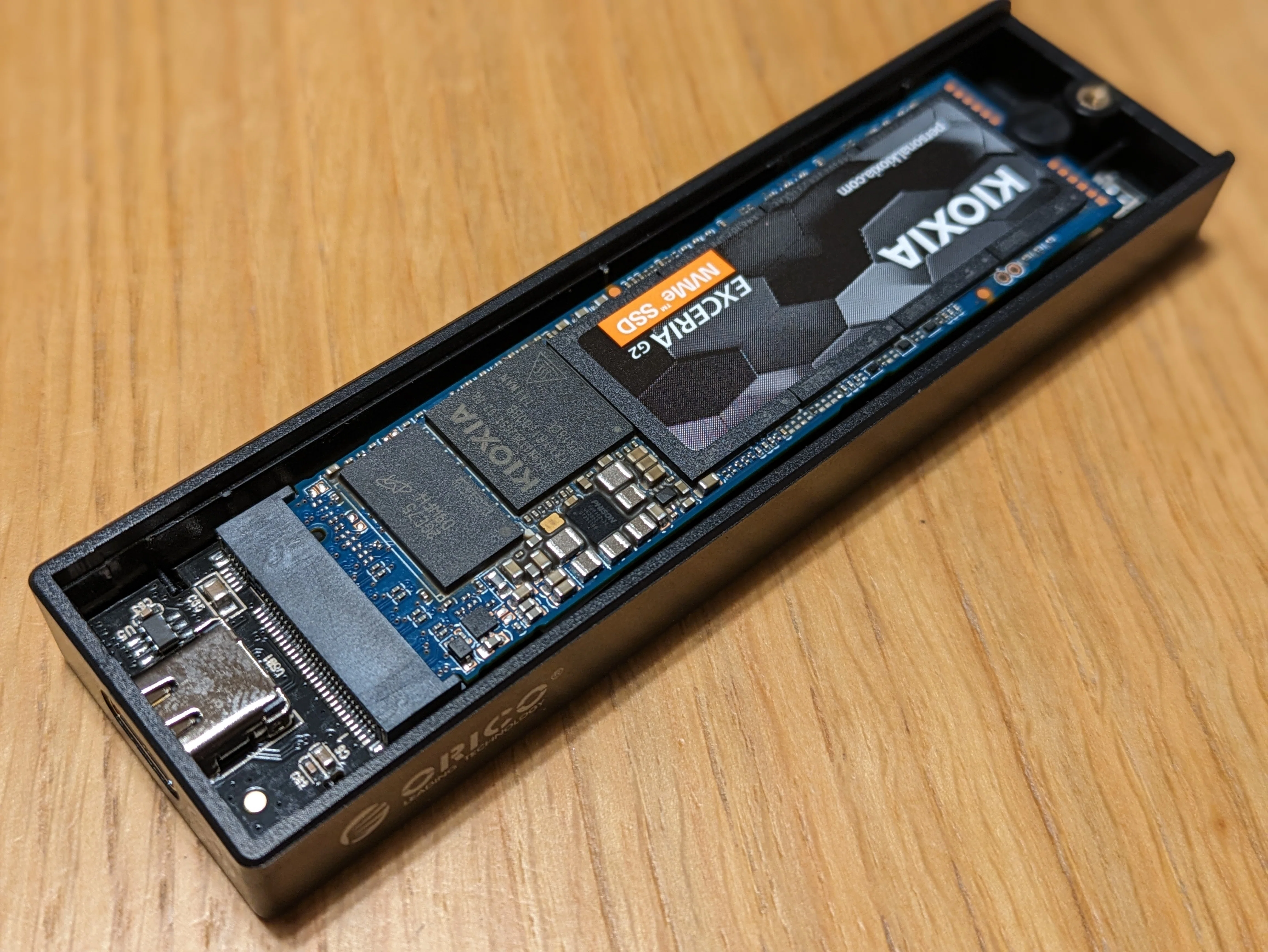 NVMe SSDで軽量高速ポータブルSSDを作ってみた｜ytkampf_fps0
