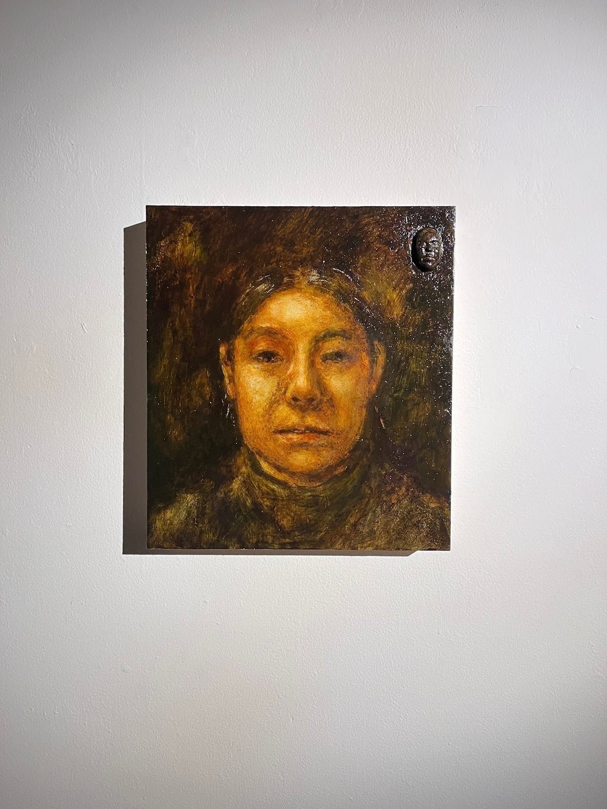 油絵　現代アート　Shu 朱　作者　あんどうまさひろ　油彩画 油絵 現代アート Shu 朱 作者 あんどうまさひろ 油彩画