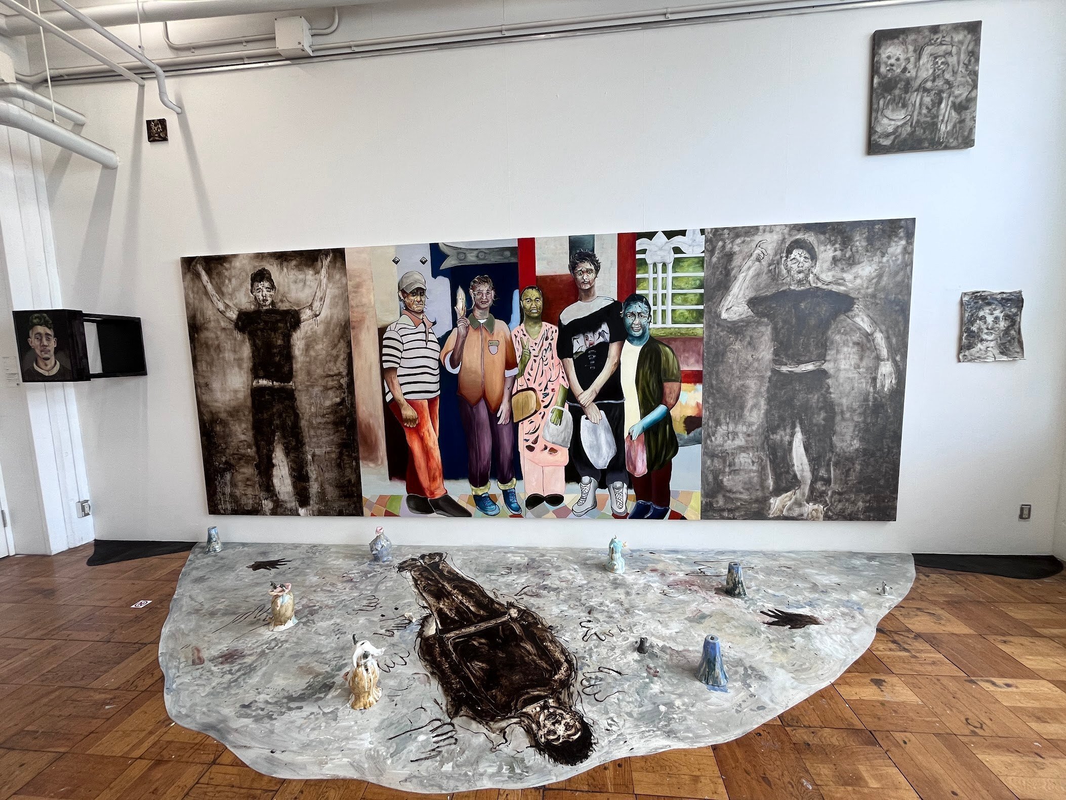 東京藝術大学油画卒業制作学内審査展 AHMED MANNANの展示 ｜Tsutomu Saito