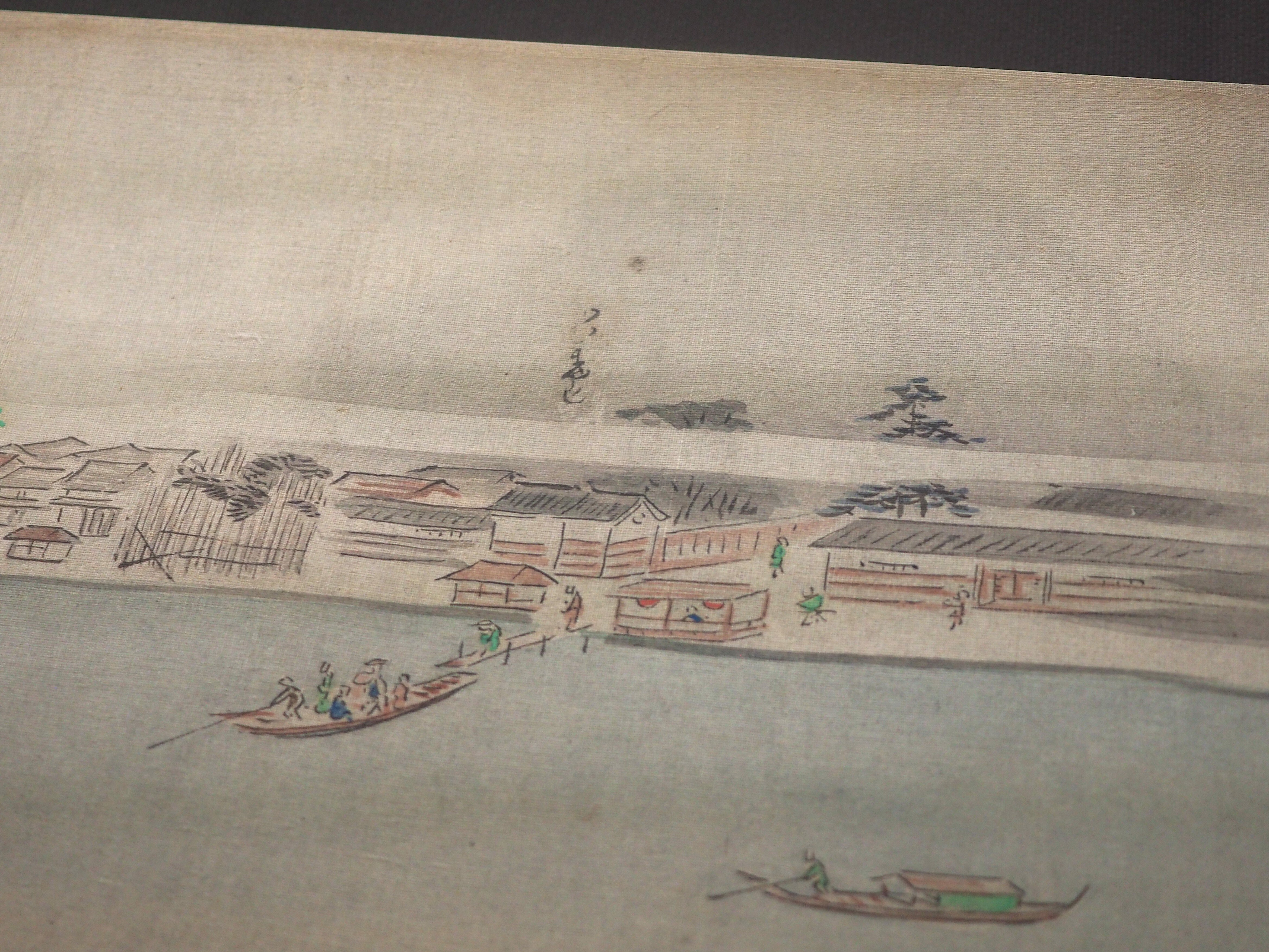 鳥文斎栄之の《隅田川図巻》｜かわかわ