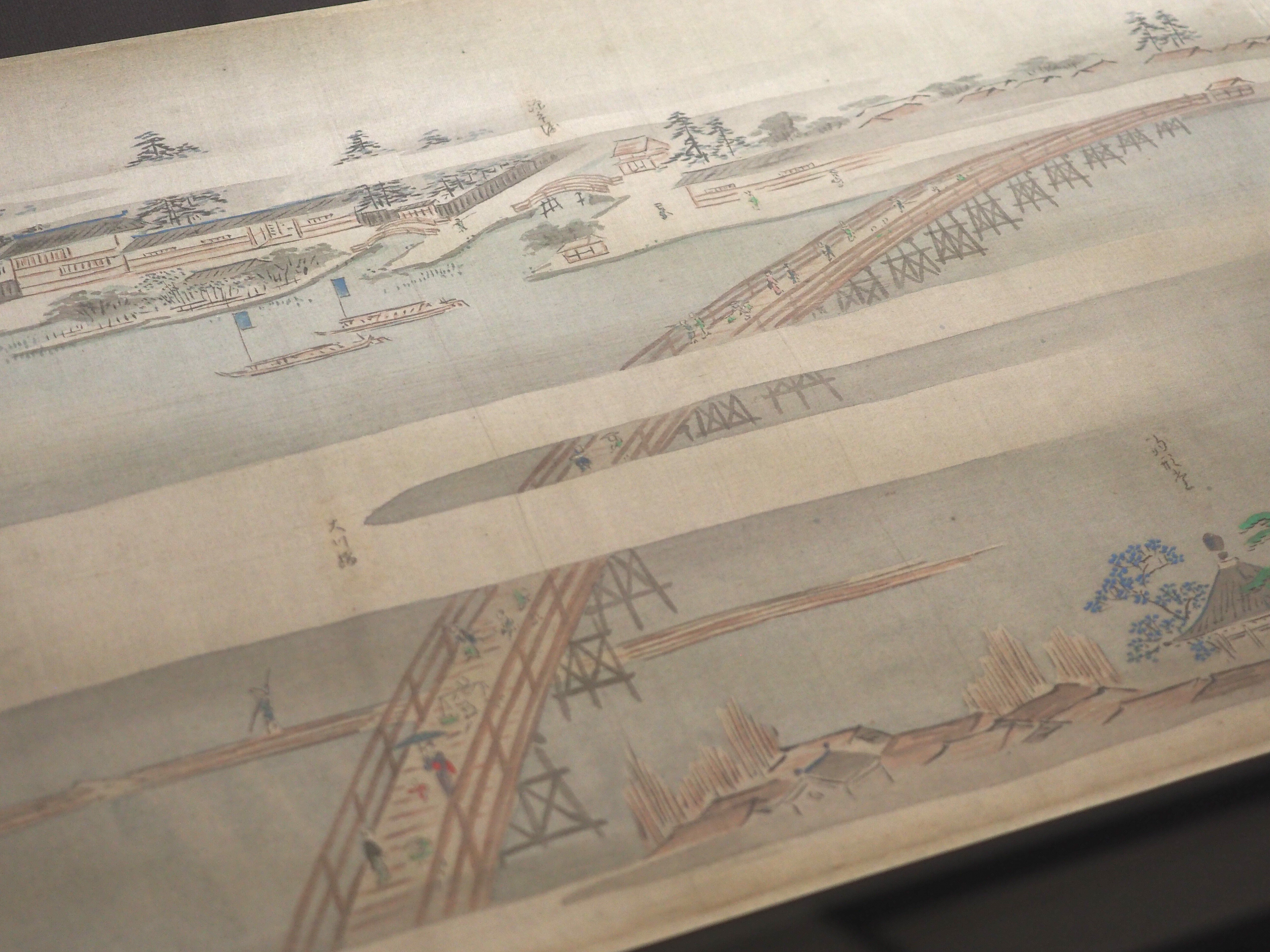 鳥文斎栄之の《隅田川図巻》｜かわかわ