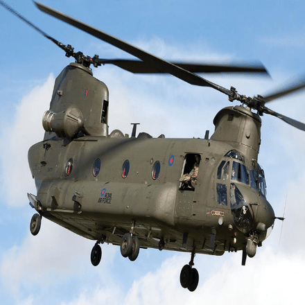 被災地へ重機などのスリング輸送をする場合のヘリコプターやオスプレイ