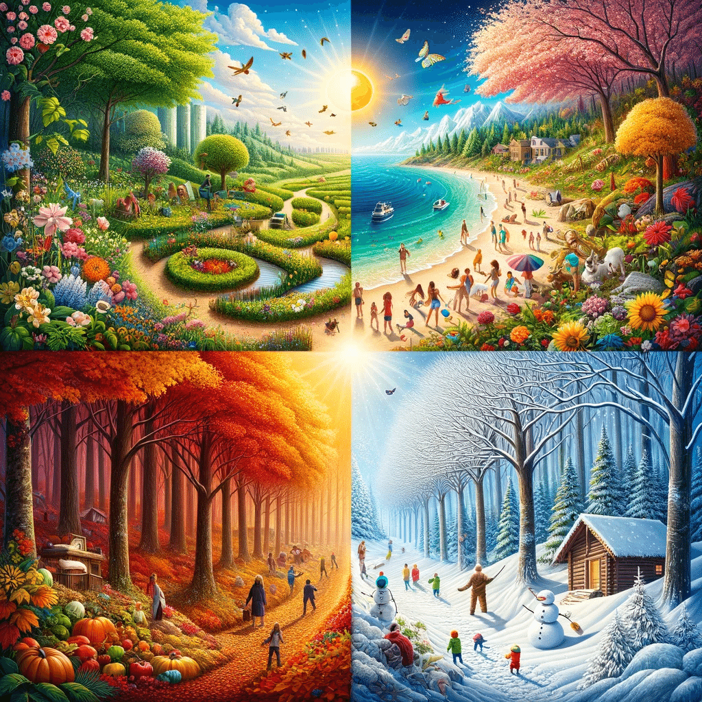 12 春夏秋冬を生成してみた。｜ワニック