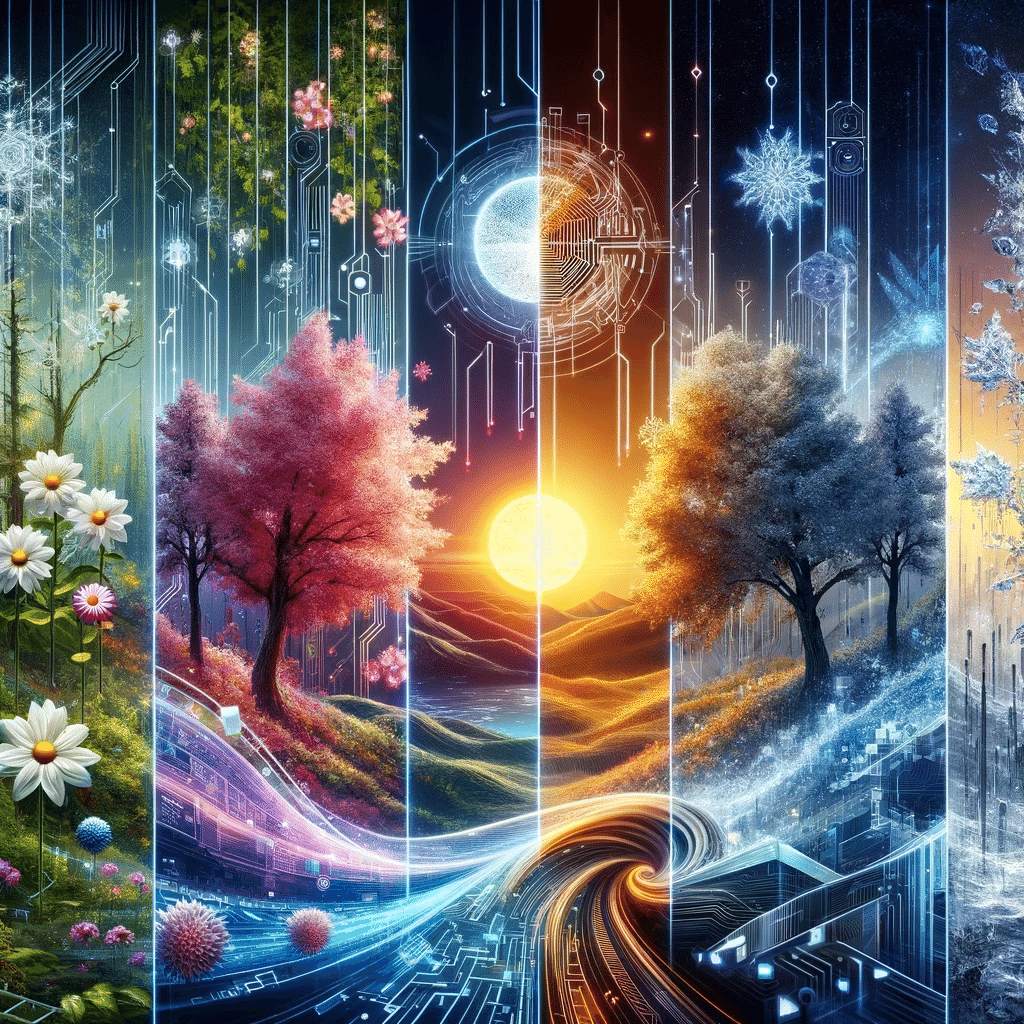 12 春夏秋冬を生成してみた。｜ワニック