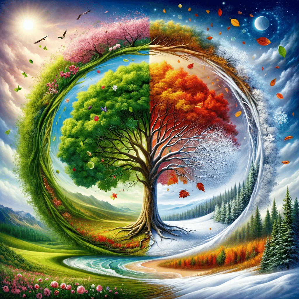 スケッチ画（春夏秋冬）四季 春夏秋冬の絵をまとめました。｜まる