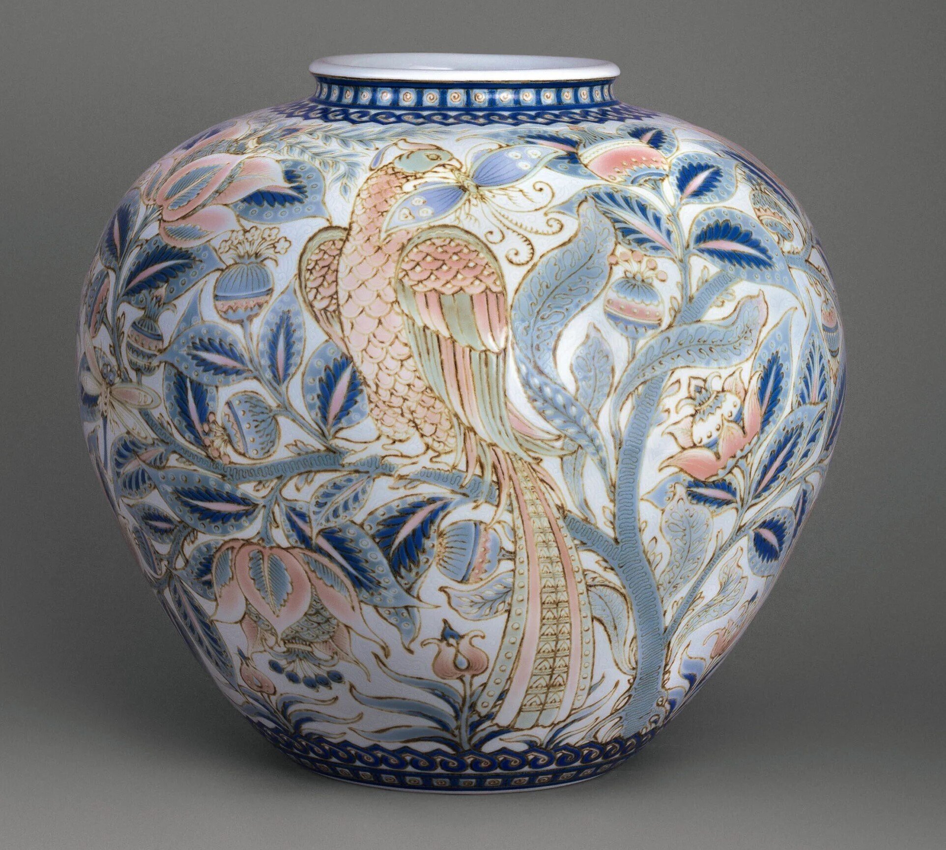 板谷波山 天目茶碗】 薮内家十二代猗々斎 竹風紹智 極め