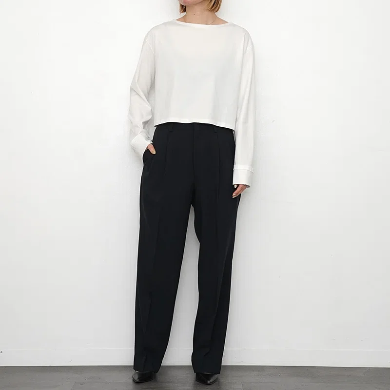 AURALEE】レディース24SSスタート ORGANIC COTTON HIGH GAUGE JERSEY