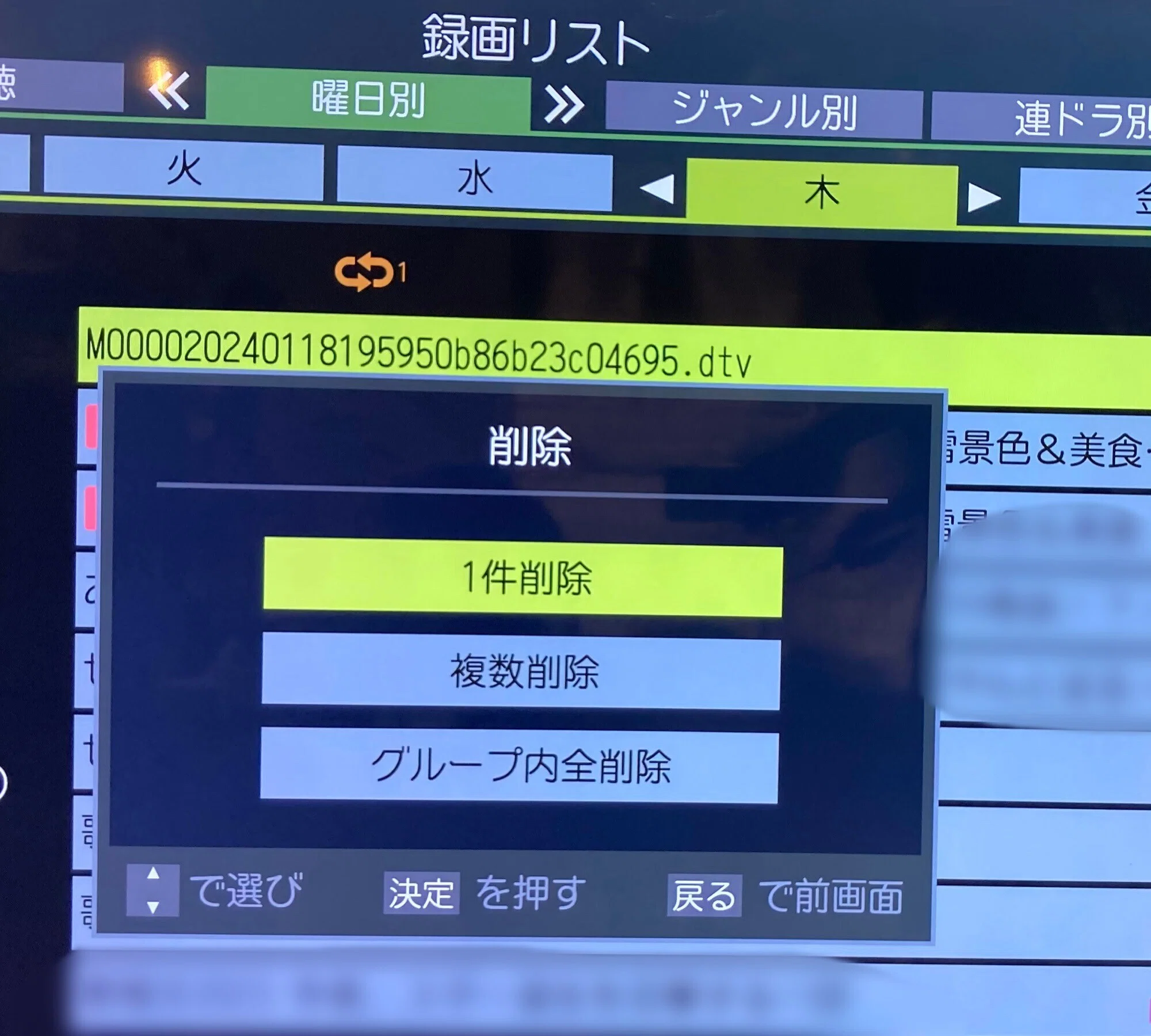 Toshiba [REGZA] HDD recovery, delete corrupted files.｜日本一周@もふP