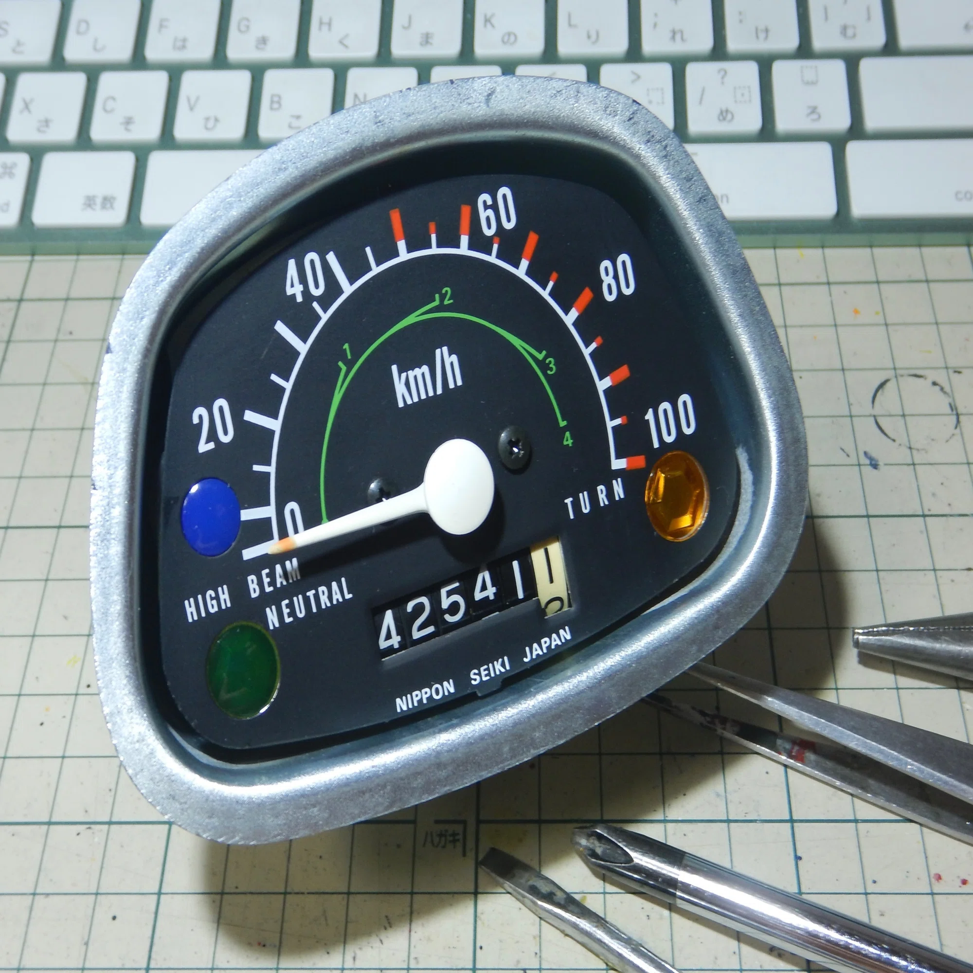 ハンターカブ（CT110）のスピードメーターを元に戻す｜フランキー