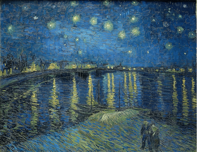 ゴッホの見た星空（1） 《ローヌ川の星月夜》の星空｜天文学者のひとり言