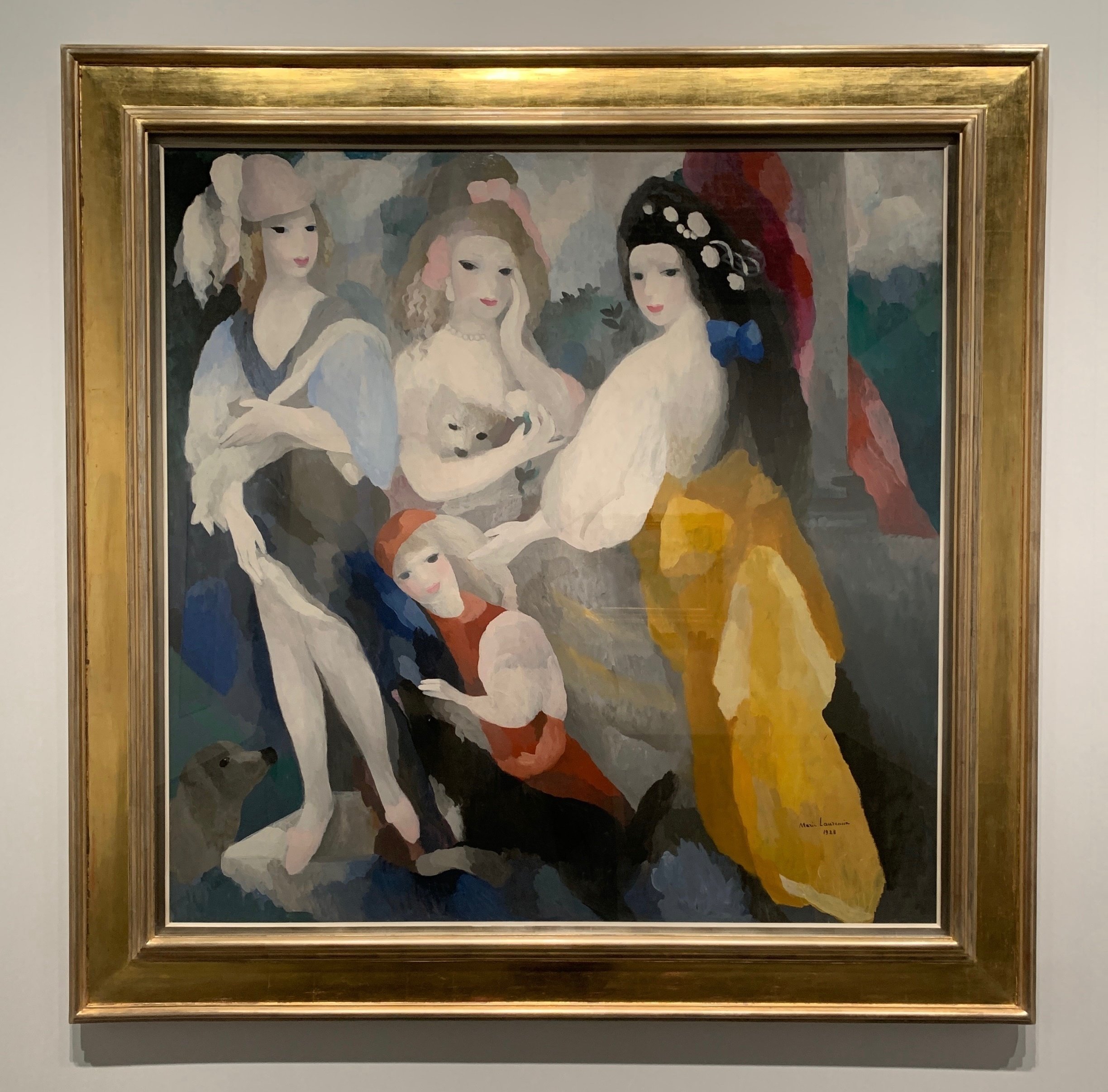 絵画 世界の名画マリーロランサン 母と子66センチ×51センチ