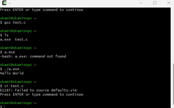 Cygwinで始めるc｜あたり総研