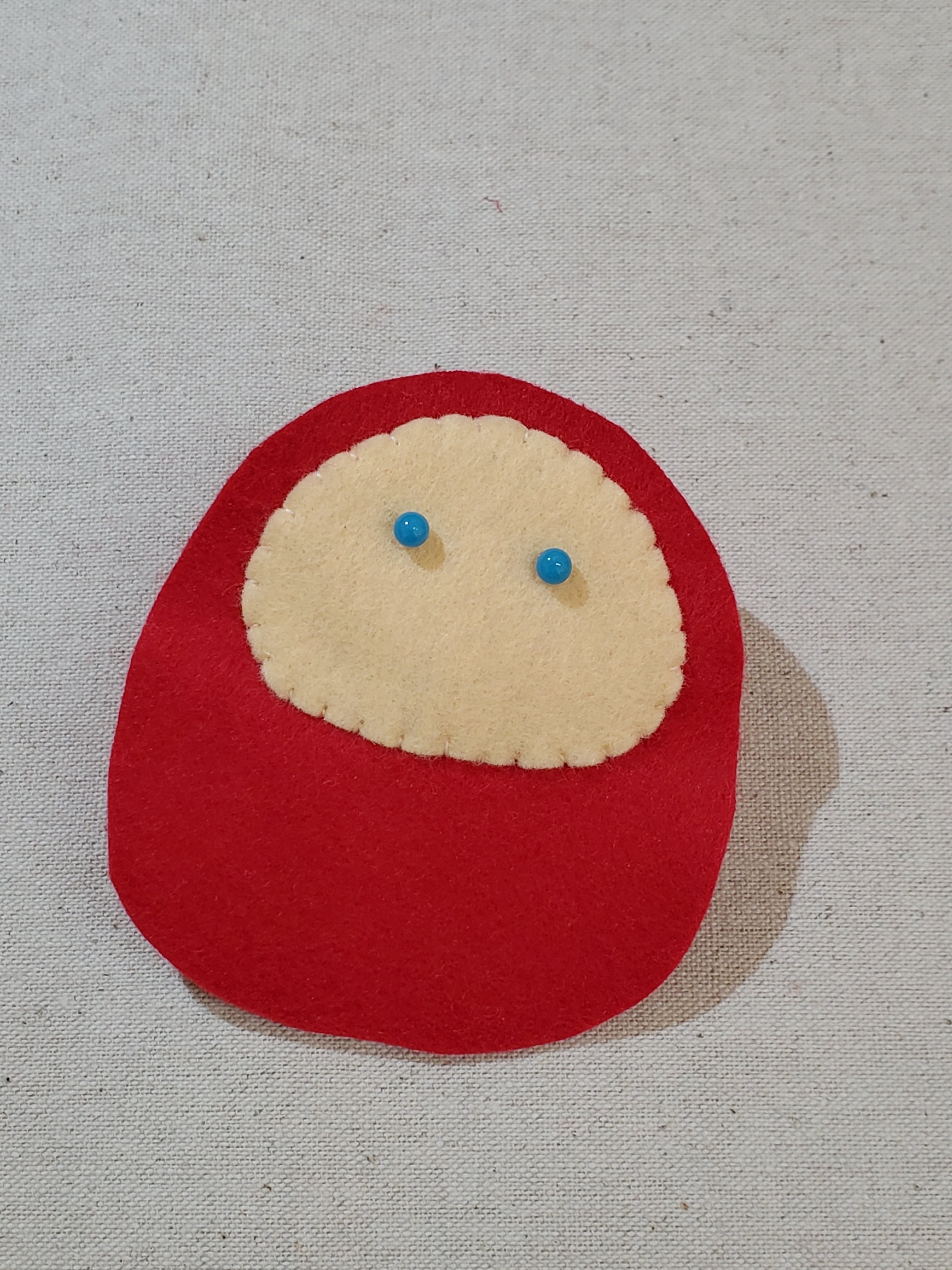 さぁちくちく作ってみよう～私のだるまさんお守りの作り方