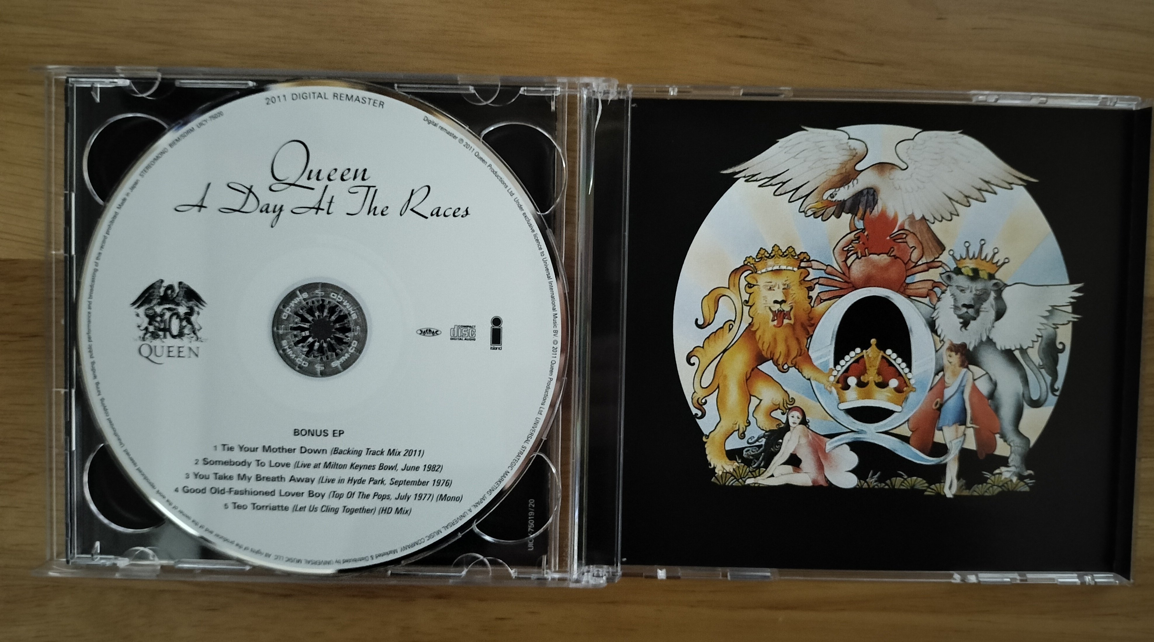 クイーン QUEEN ‎/ 華麗なるレース A DAY AT THE RACES (LP