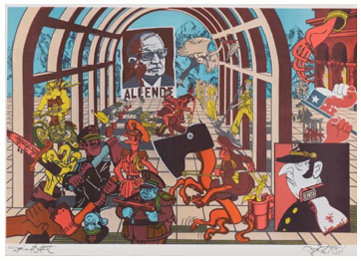 エロ (ERRO)】 版画 /シルクスクリーン「Allende」 査定 買取 致します