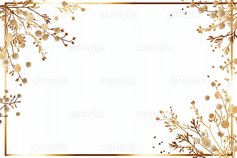 「シンプルな金フレーム」フリー素材3枚セット｜名刺デザイン・サムネイル・アイキャッチ・背景イメージ画像に｜FREE