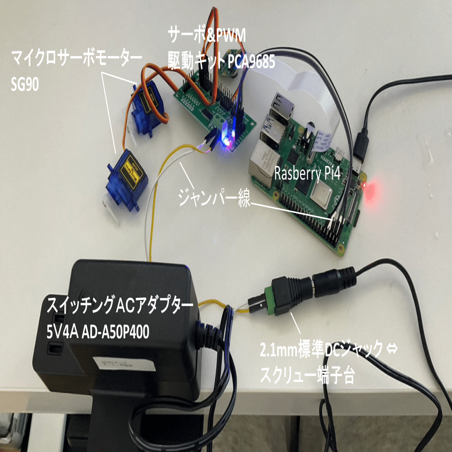 Raspberry Piでやってみた2（電子工作）：サーボモーター制御による