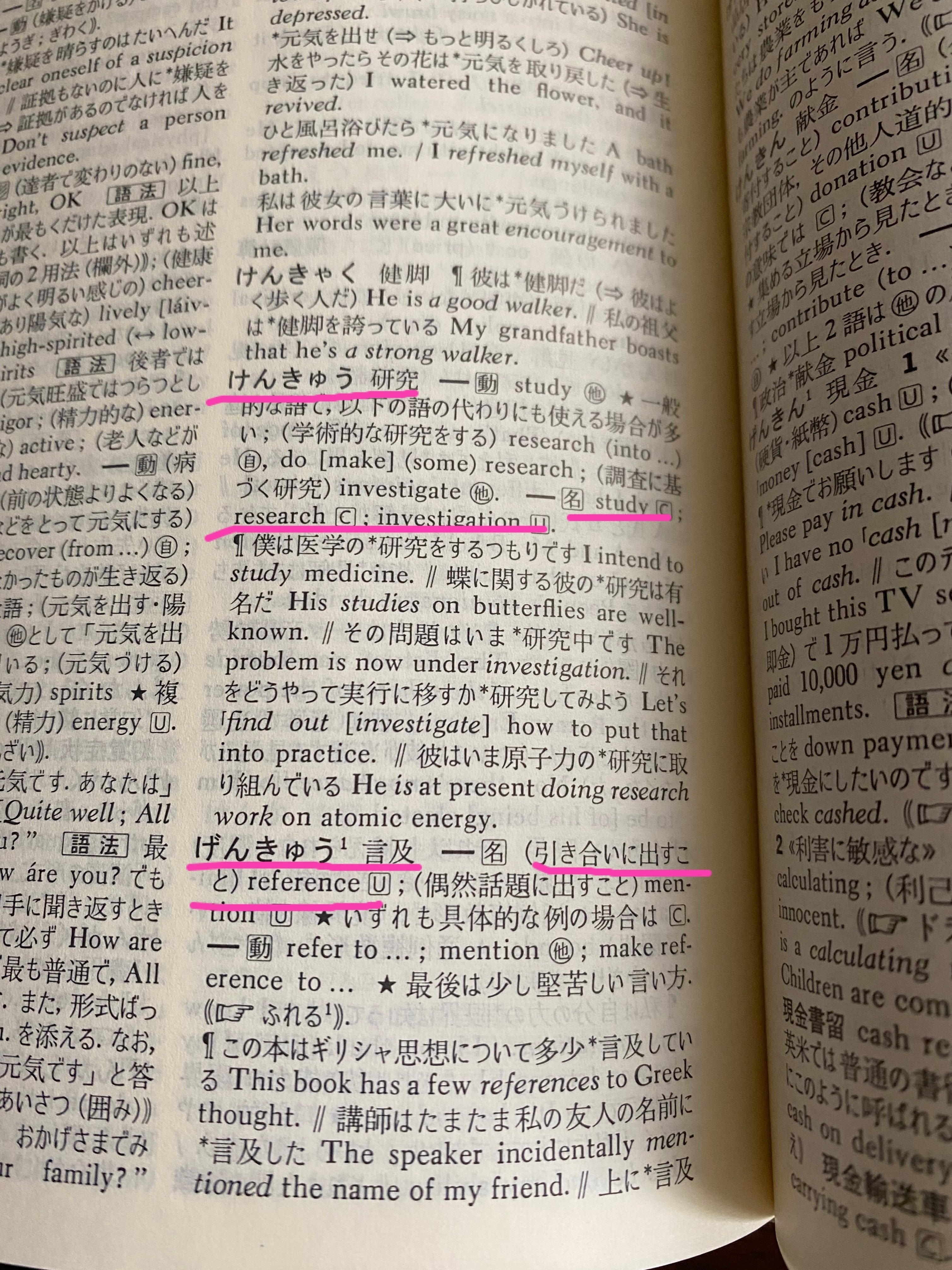誰かが使っていた英和辞典 誰かが使っていた英和辞典