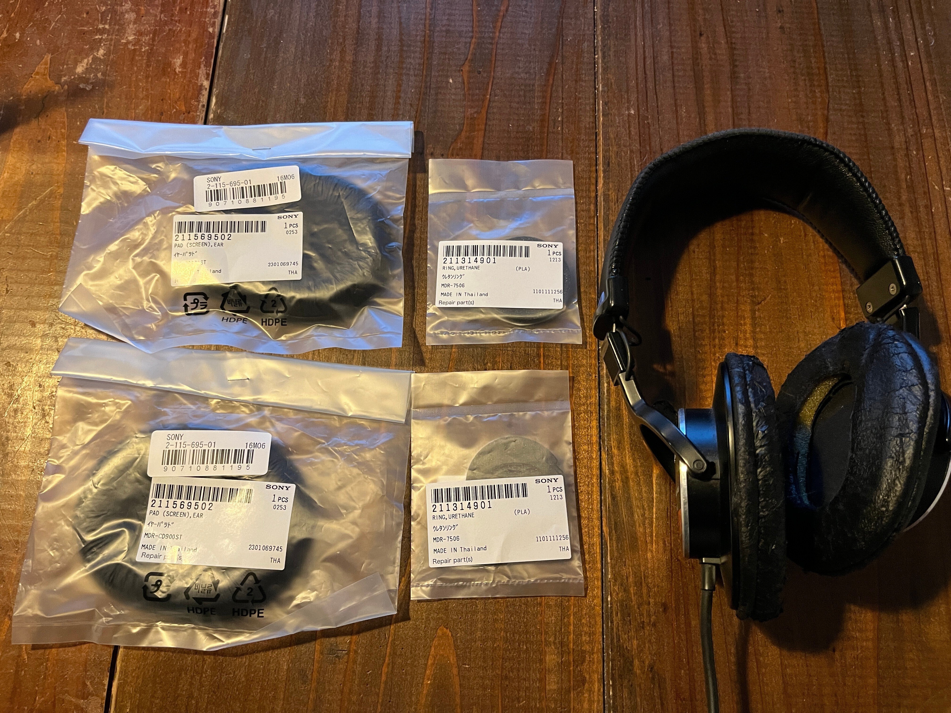 ヘッドホンのイヤーパッド交換-SONY MDR-CD900ST-|NAKADA Shugo ヘッドホンのイヤーパッド交換-SONY MDR-CD900ST-|NAKADA Shugo