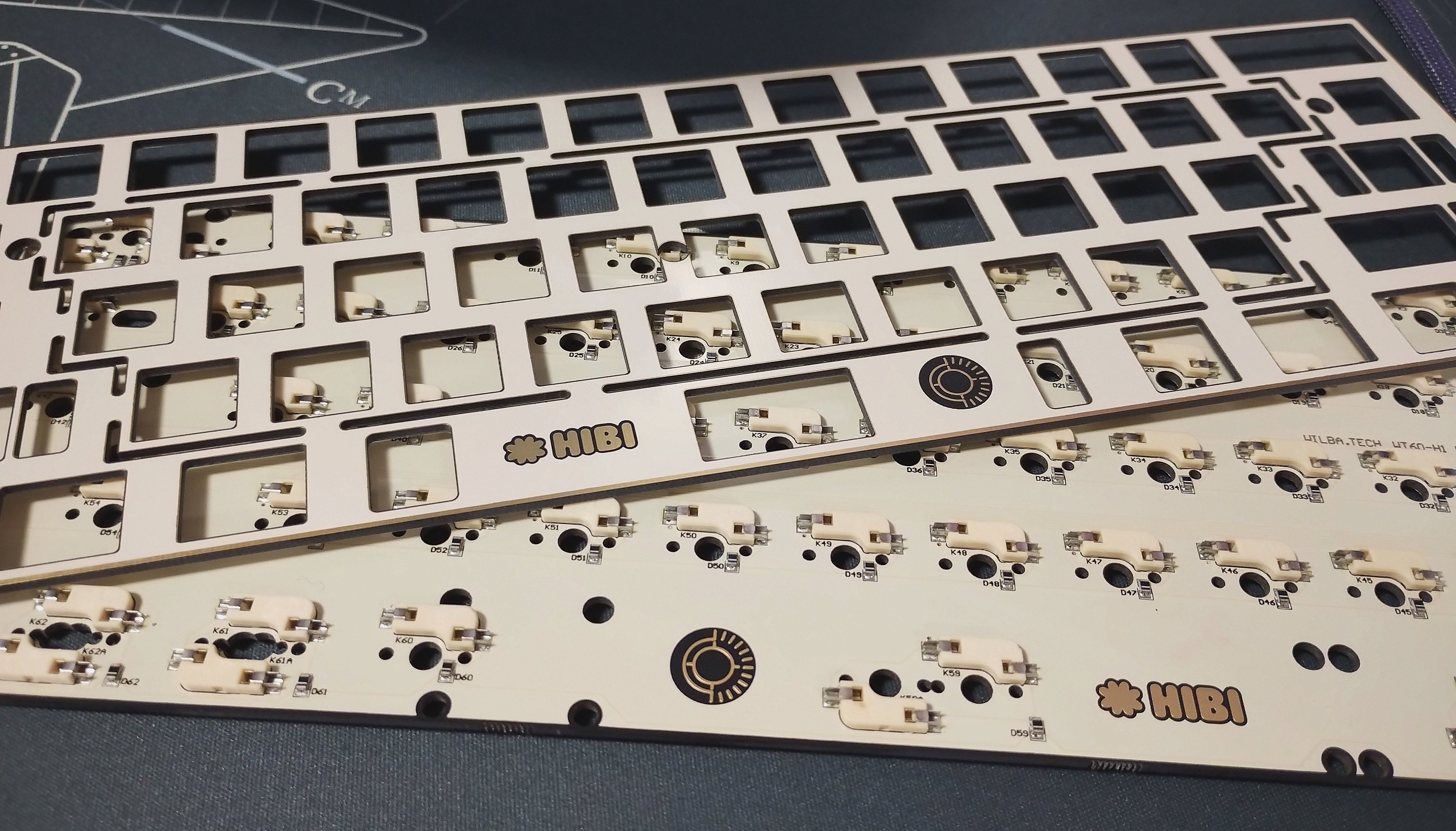 HIBI　Hero 自作キーボード hb_tm60_hero_storeiso_choc-