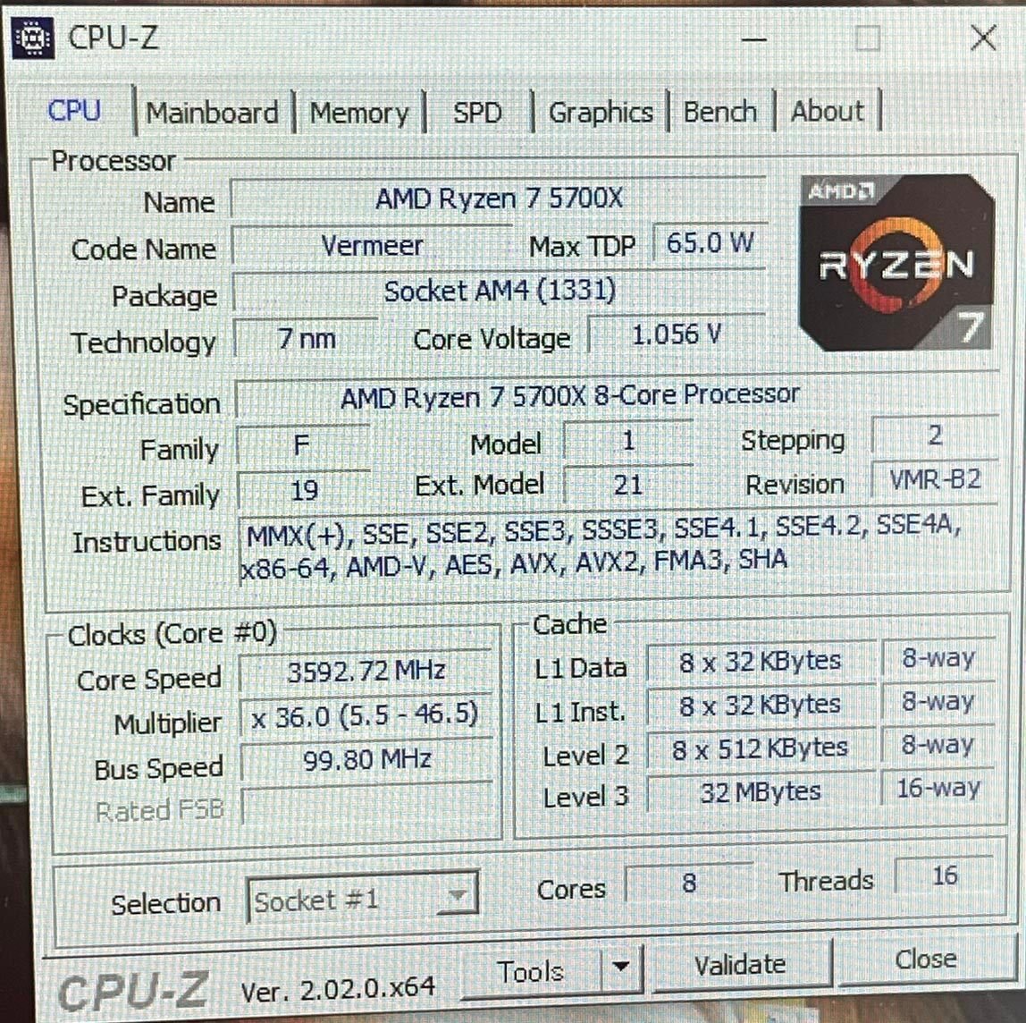 AMD Ryzen 7 5700xへの更新。自作PCの悦楽 その7|aalto yuki AMD Ryzen 7 5700xへの更新。自作PCの悦楽 その7|aalto yuki
