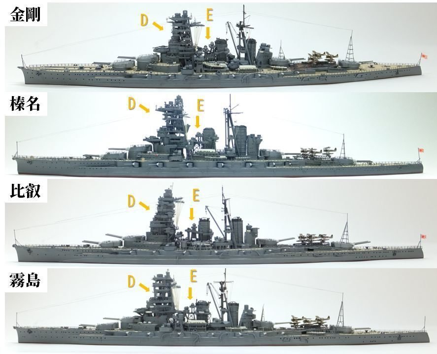 IJN Kongo Class 1941 日本海軍戦艦 金剛型制作記 追補編