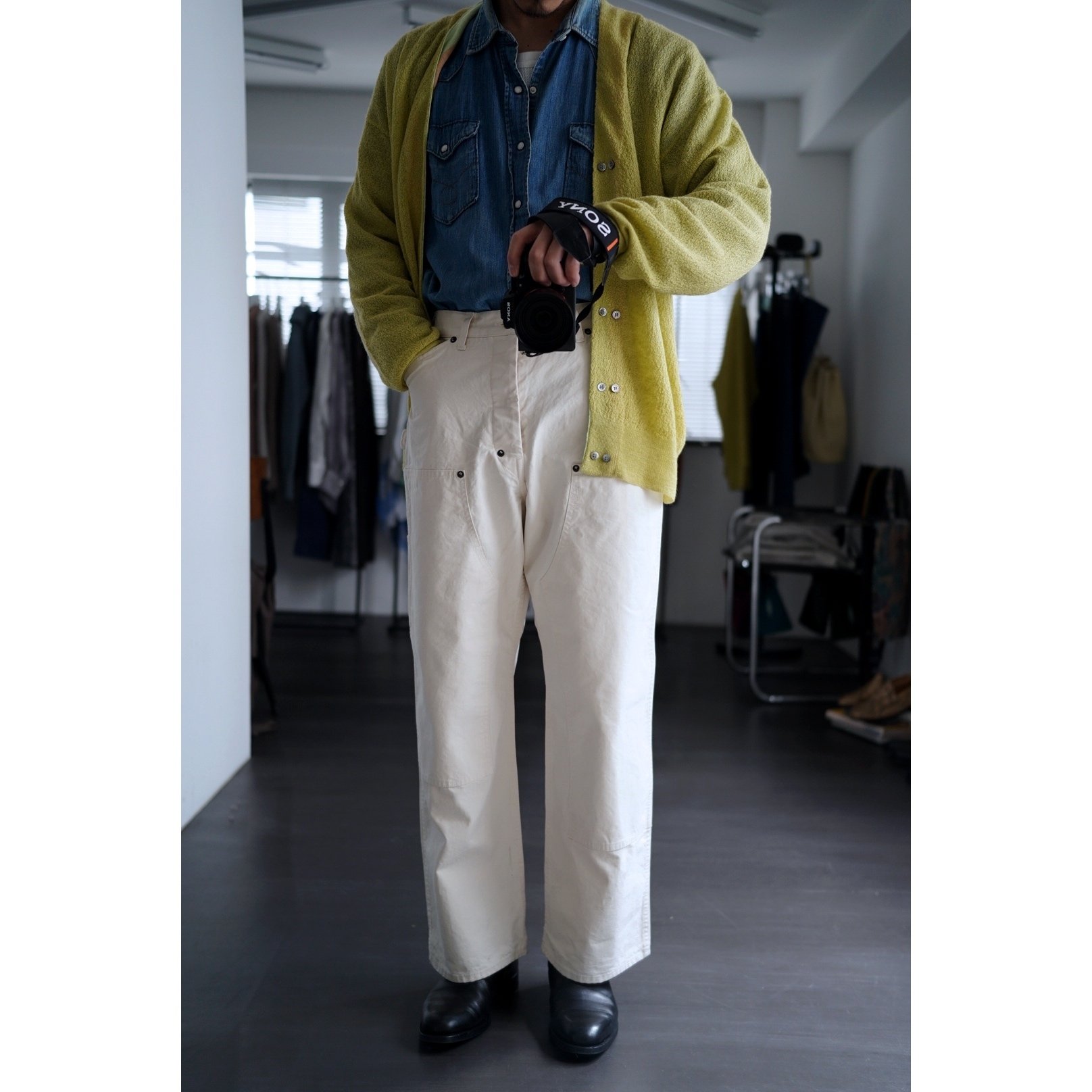 refomed リフォメッド タックパンツ リフォメッド refomed タックデニムパンツ RE23SS-PT10R