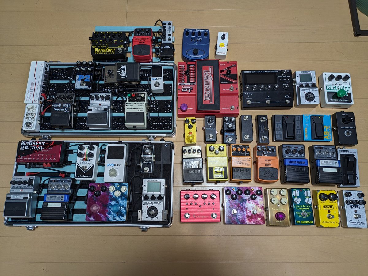 さよなら機材【エフェクター編】（2/3追記）｜KNT 