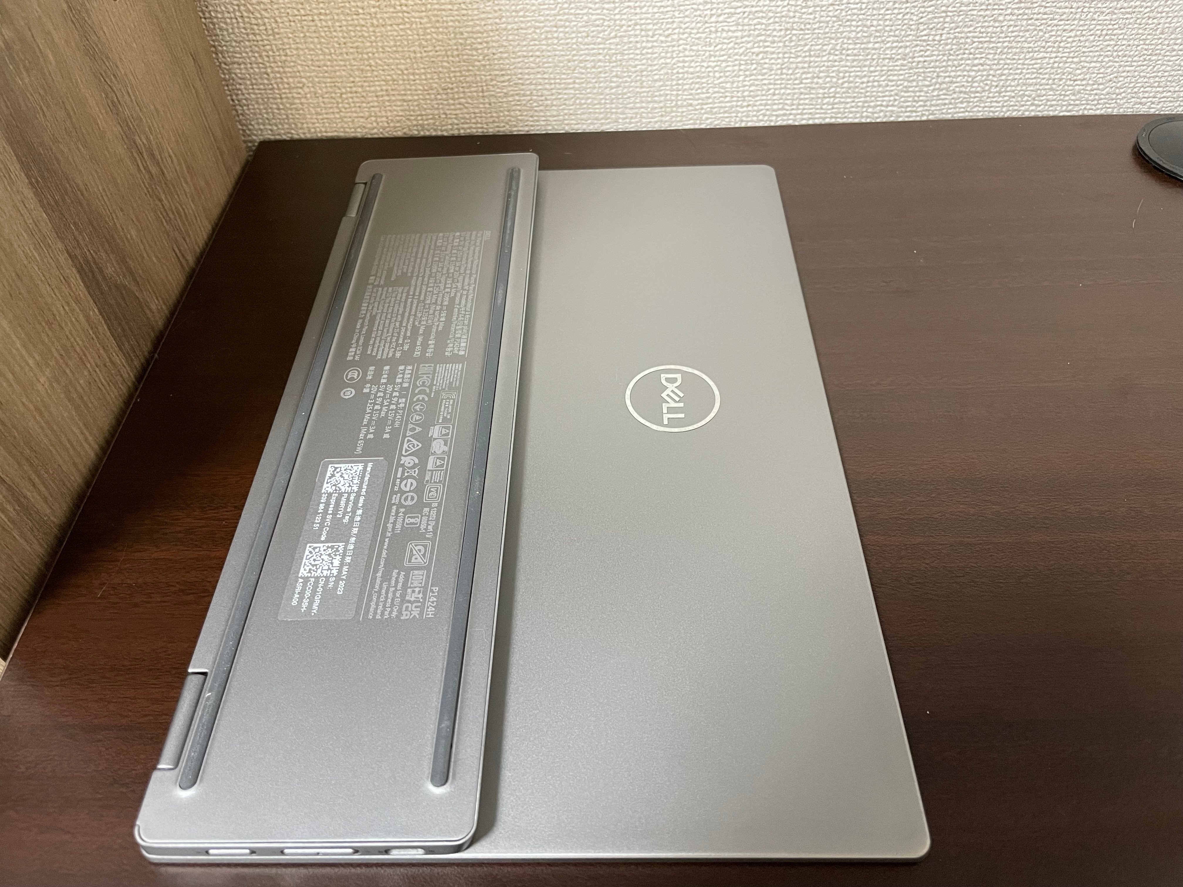 DELLのポータブルモニター(P1424H)を1ヵ月使ってみた。|るし DELLのポータブルモニター(P1424H)を1ヵ月使ってみた。|るし