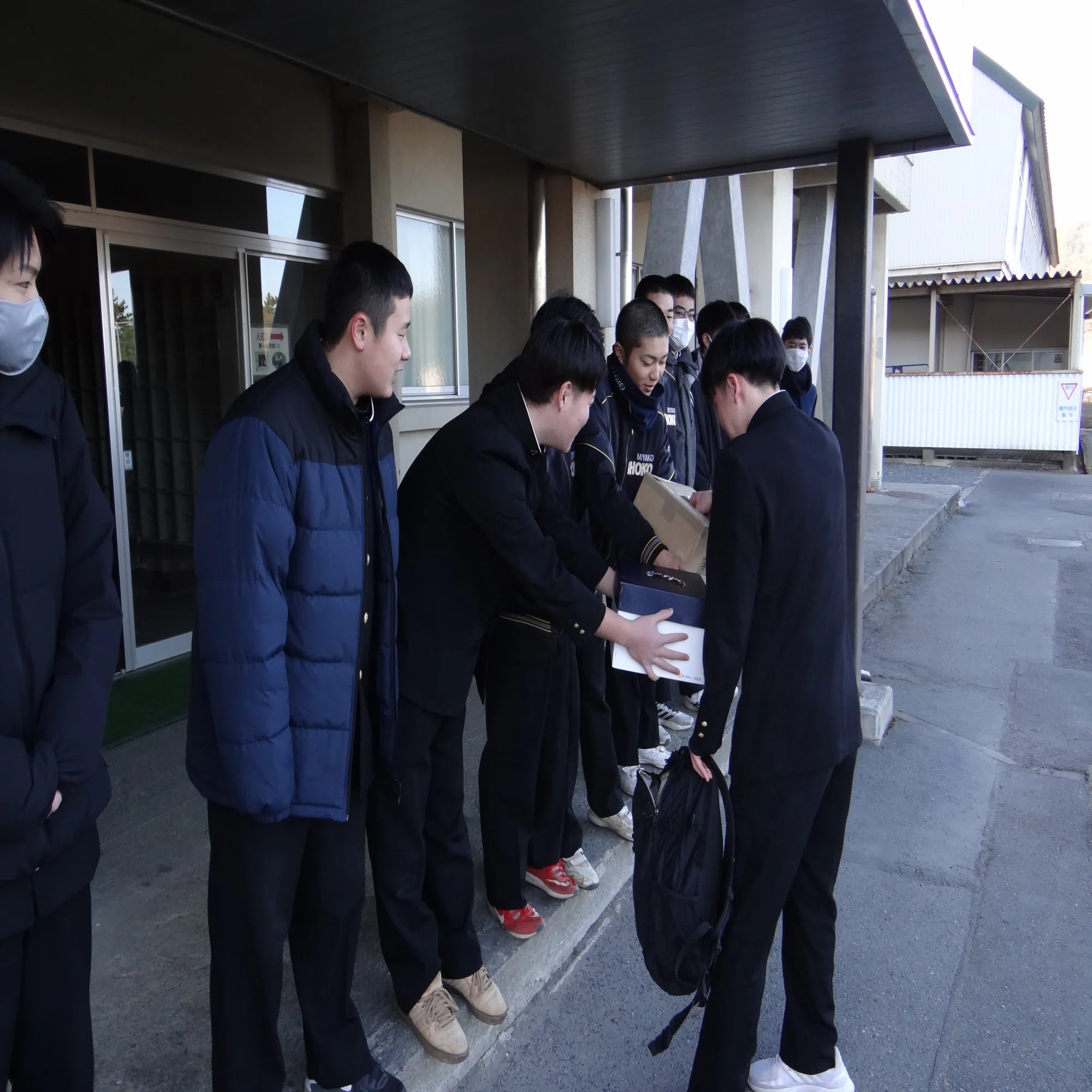 募金活動｜宮古商工高等学校