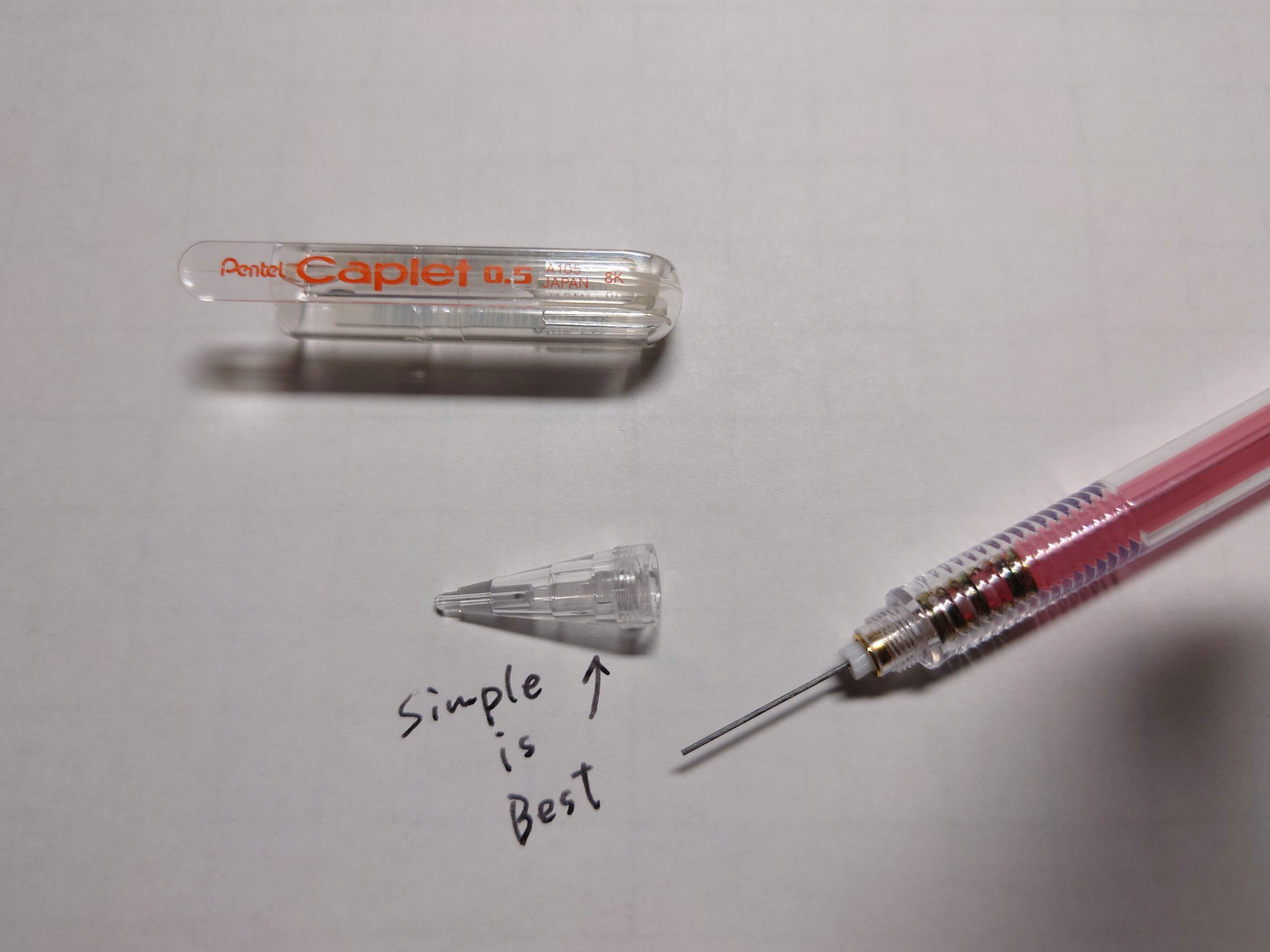 ぺんてる/Pentel Caplet2 キャプレット2 0.5mmシャープペンシル