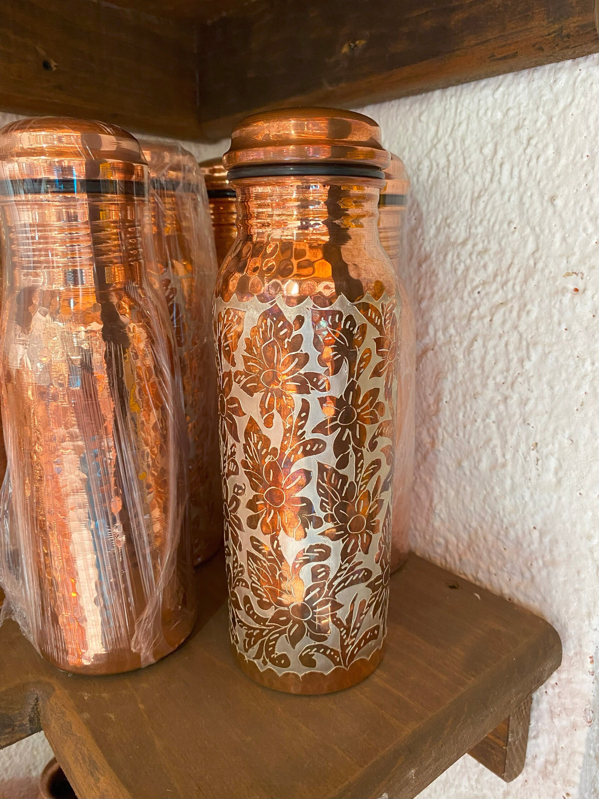 メキシコ、サンタ クララ デル コブレのエッチング銅製品｜河辺達朗