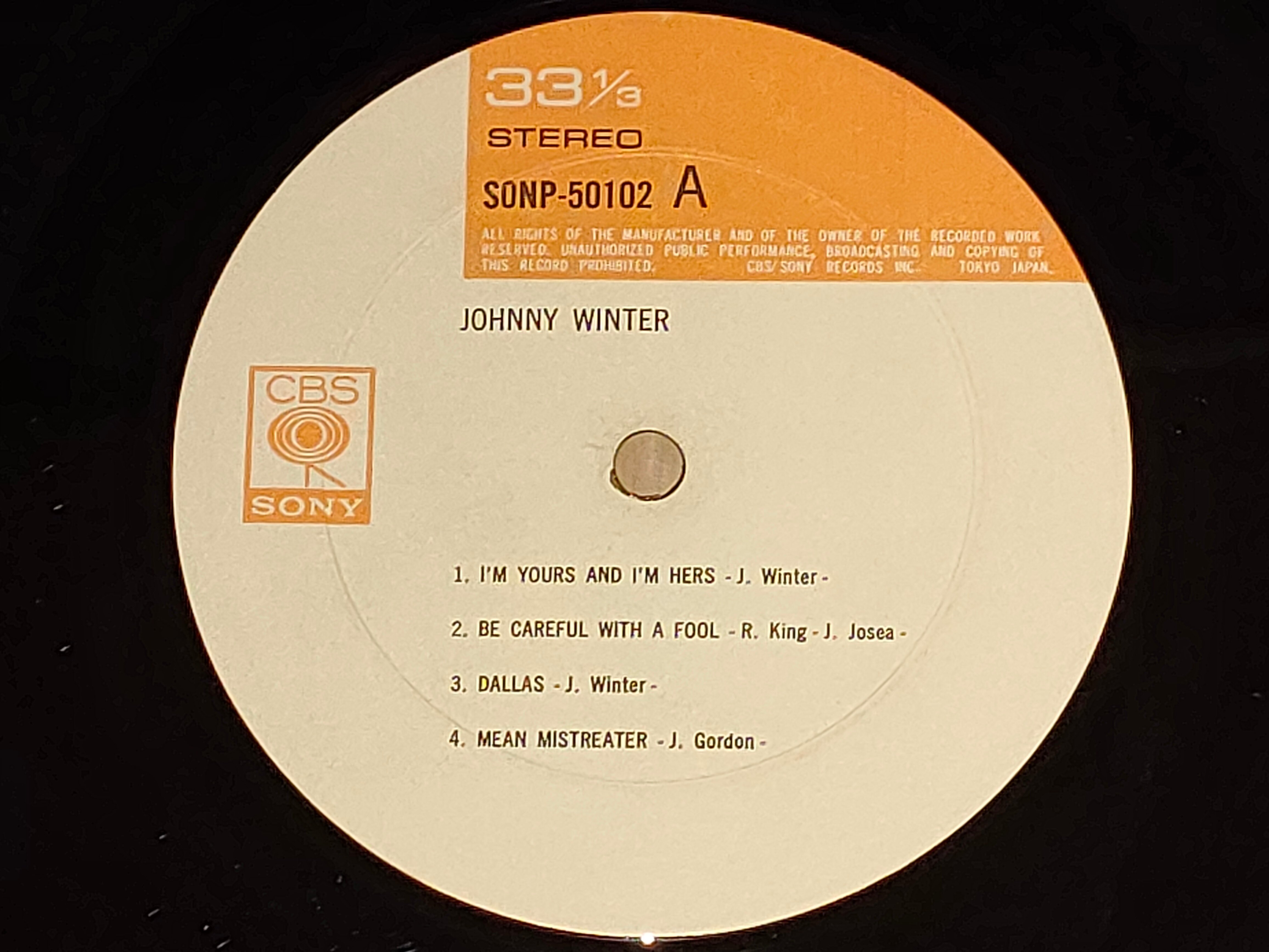 Johnny Winter】(1969) 100万ドルのブルースロック・ギタリスト