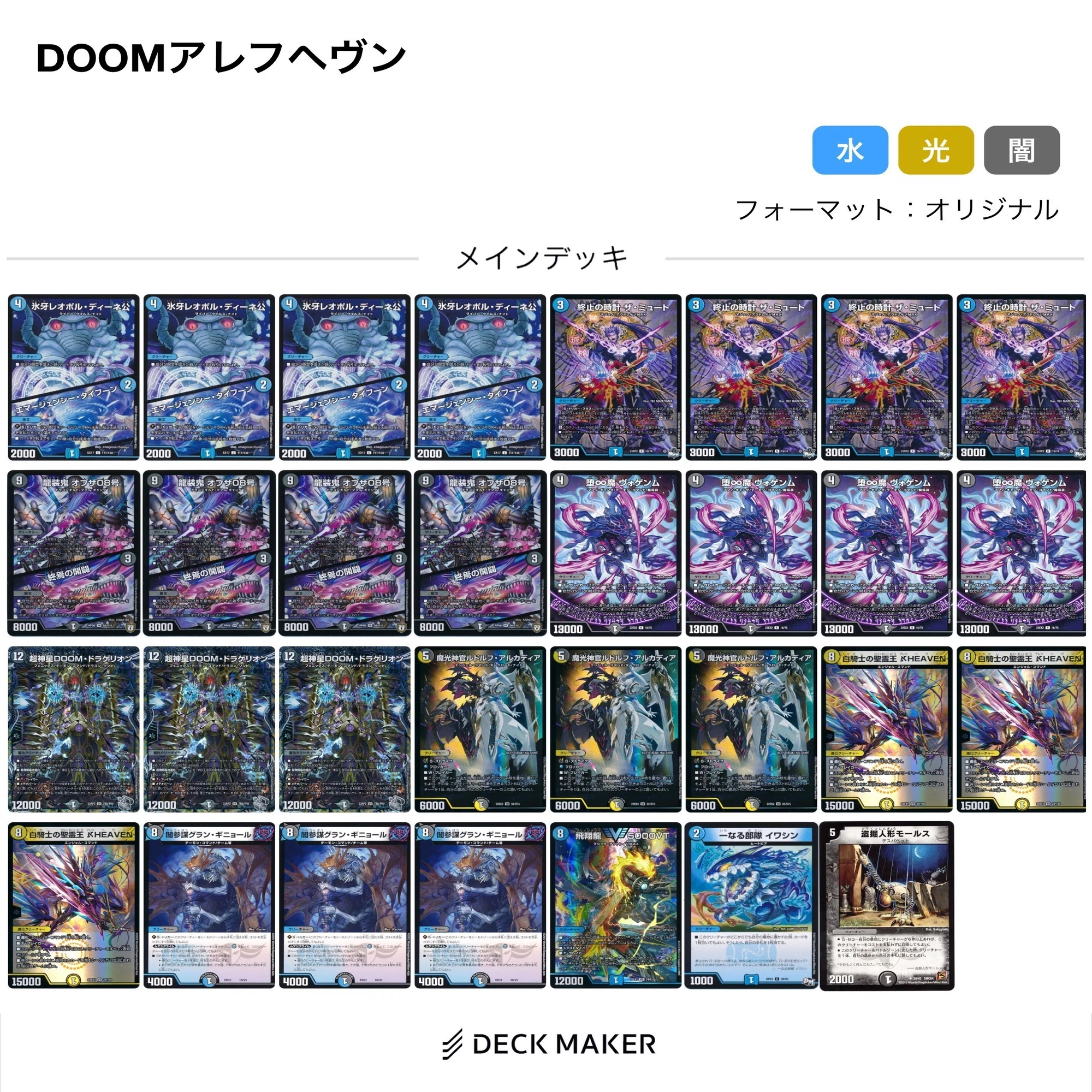 2024年11/1更新】今更ながらDOOMアレフヘヴンの話をしよう【デュエマ 