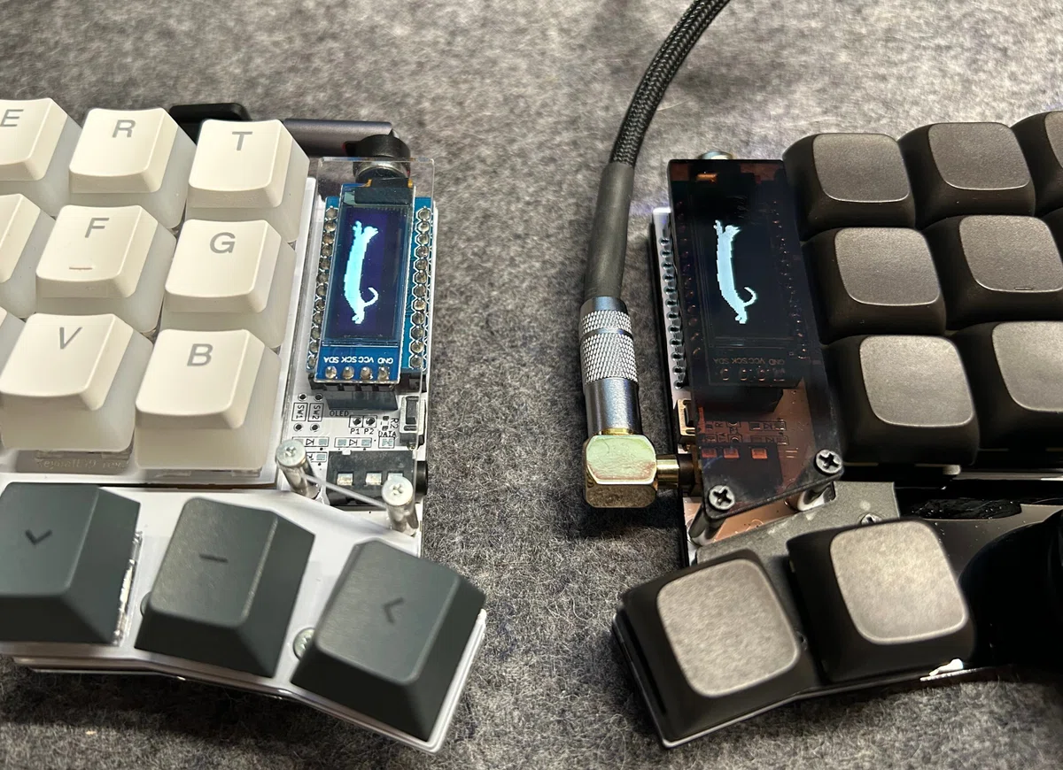 OLEDカバーアクリル なが keyball39